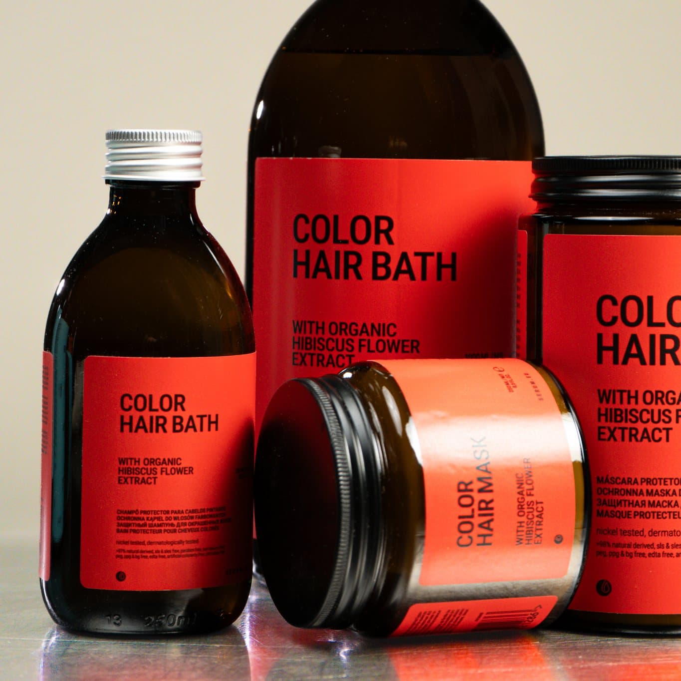 Hair bath for coloured hair